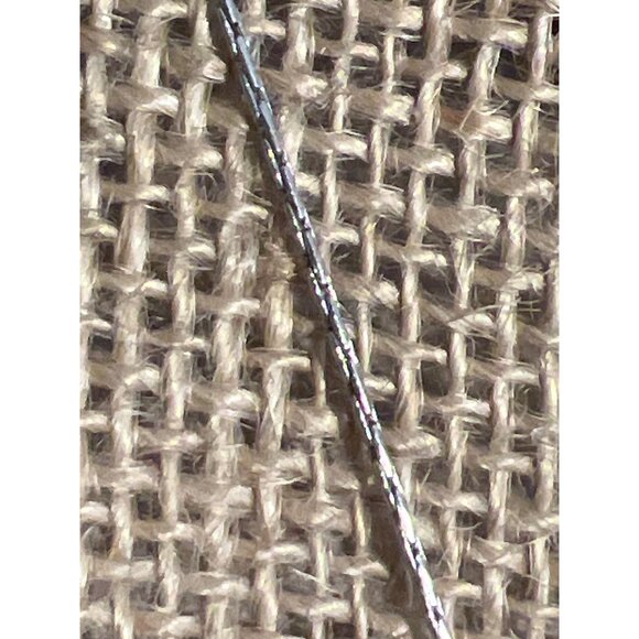 Silver Gold Tone Bar Pendant Necklace Spiky Hammered Pieces 17" + 3" extender - Picture 4 of 5